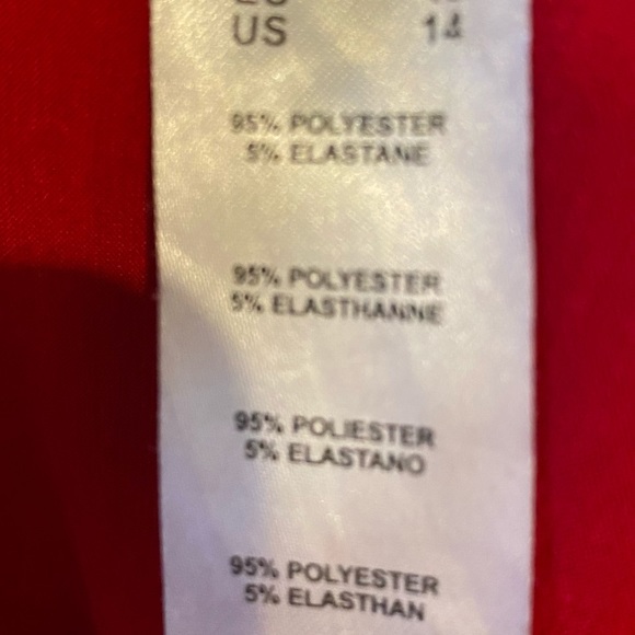 Beautiful ASOS RedMaxi Dress US 14 - Picture 7 of 8